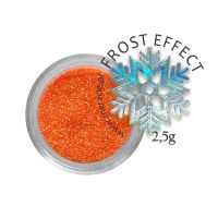 Frost effect / Efekt szronu kolor POMARAŃCZOWY Nr.6